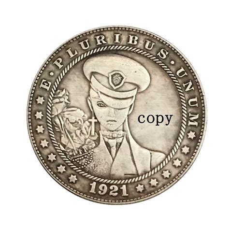Hobo Nickel 1921 D Usa Morgan Dollar Coin Copy Type 232