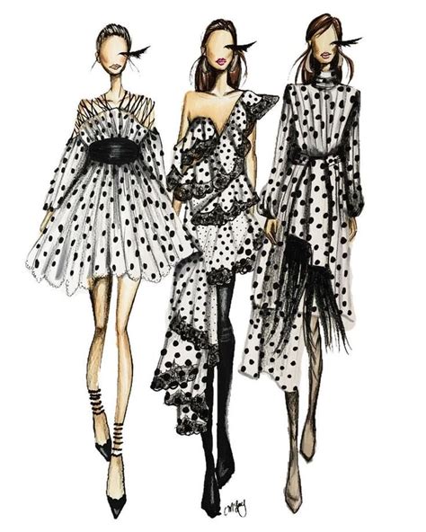 Fashion Illustration Speed Painting With Ink Illustration Fashion