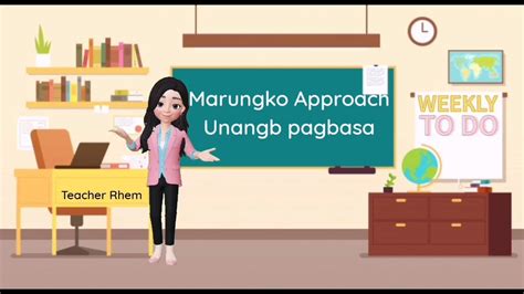 Marungko Approach Unang Hakbang Sa Pagbasa ARALIN 8 YouTube