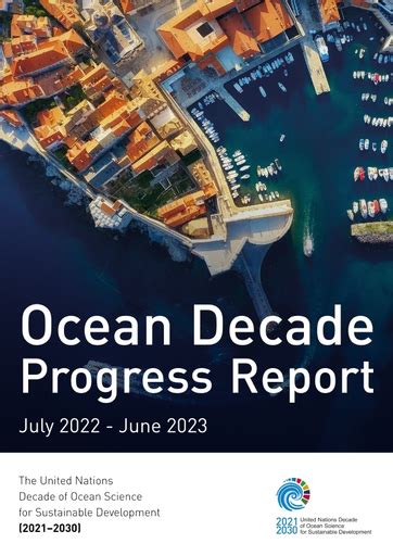 Ocean Decade Progress Report July 2022 June 2023 The United Nations