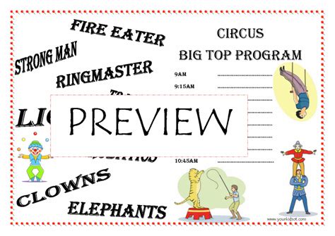 Circus Write And Play Package