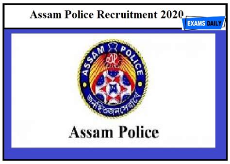 Assam Police Recruitment Out Apply For Assistant Inspector