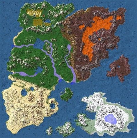 Upřený Pohled Snadno Zranitelný Humánní Minecraft Big Island Map Složku