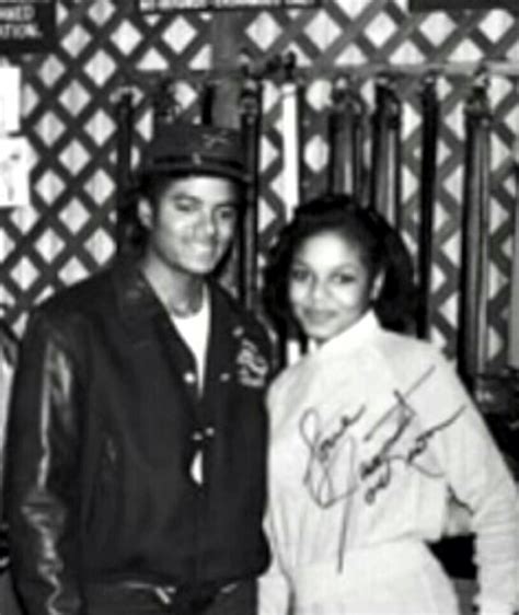 Michael Jackson And Janet Jackson Rare Photo Michael And Janet