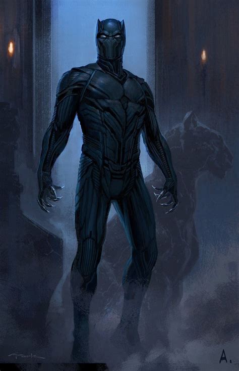 Early Concept Art For Black Panther Shows Off A Very Different Look