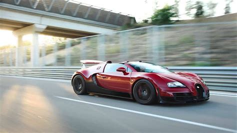Red Bugatti Veyron Grand Sport Vitesse Youtube