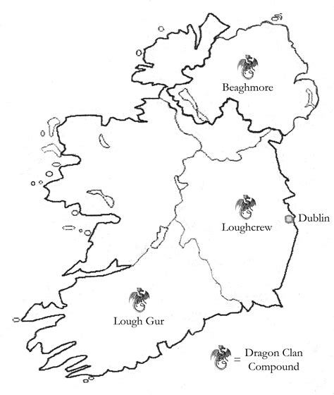 Map Of Irish Clans