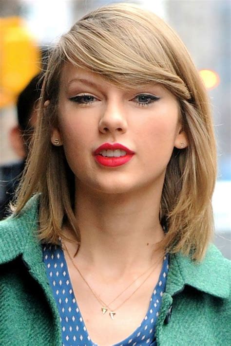 22 Of Taylor Swifts Best Curly Straight Short Hairstyles Taylor