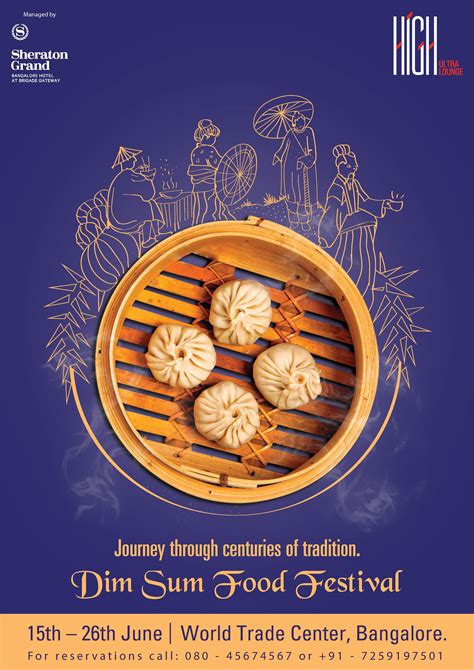 Check Out This Behance Project Dim Sum Food Festival Poster Design
