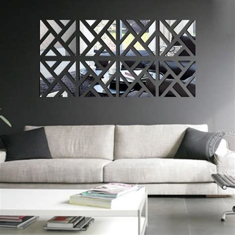 3d Wall Stickers Mirror Acrylic Adesivo De Parede Home Decor Modern