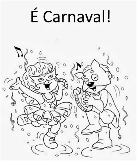 Desenhos De Carnaval Para Colorir Qdb
