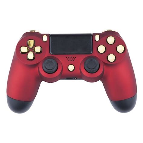 Playstation 4 Controller Red Velvet And Gold Edition The