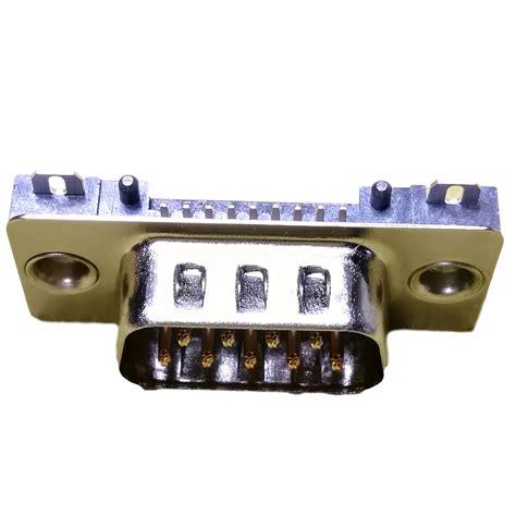 9pin Contacts Male Right Angle Dip Welcome To Custom D Sub Connector