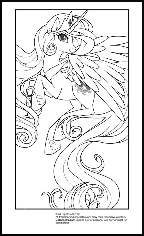 Cheerilee, a pony from the earth. My Little Pony Princess Celestia Coloring Pages | Minister ...
