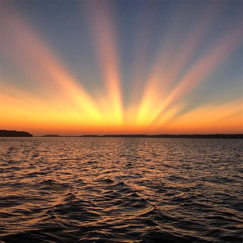 Sunrise Over Green Lake Wi Rwisconsin