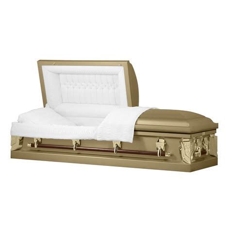 Gold Funeral Coffins Caskets Black And Gold Casket Titan Casket