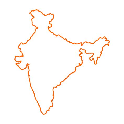 Free India Mapa Contorno Gratis Png Png With Transparent
