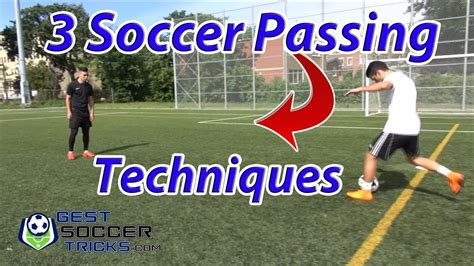 3 Simple Soccer Passing Techniques Youtube