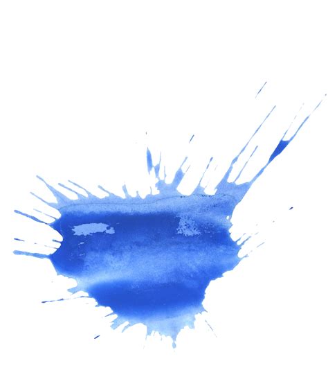 20 Blue Watercolor Splatter PNG Transparent OnlyGFX