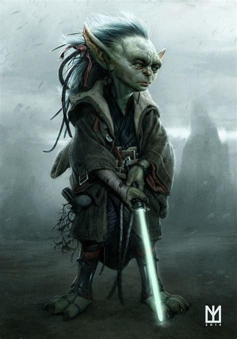 Young Jedi Master Yoda Art By Marco Teixeira — Geektyrant