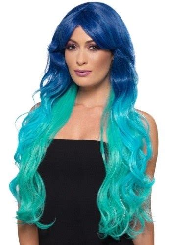 Blueturquoise Fashion Mermaid Wig