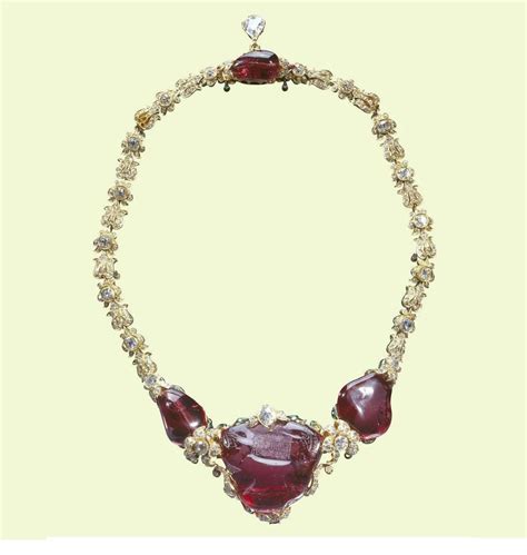 Artemisias Royal Jewels British Royal Jewels The Timur Ruby Necklace