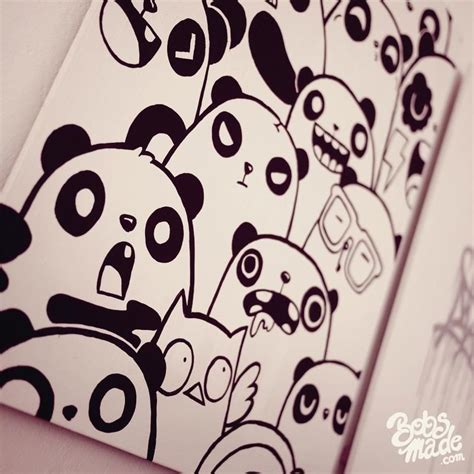 Panda Draw Diy Panda Drawing Doodle Art Drawing Painting And Drawing