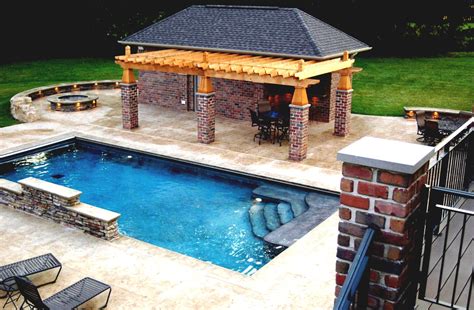 Outdoor Pool And Bar Designs Bring Out The Beauty With