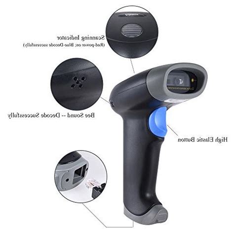 Aibecy 2d Qr 1d Usb Barcode Scanner Ccd