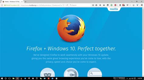 Firefox Browser Updated To Work With Windows 10