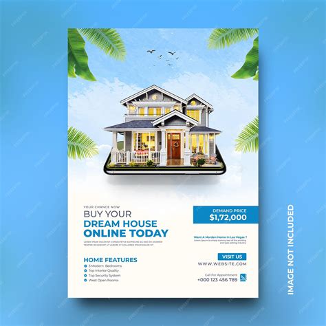 Premium Psd Real Estate House Properties Sell Poster Promotion Social
