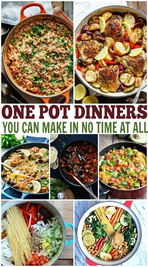 Need to get dinner on the table quick? Try these one pot ...