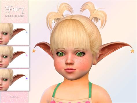 Suzue Toddler Fairy Ears Fairy Ears Sims 4 Children Toddler