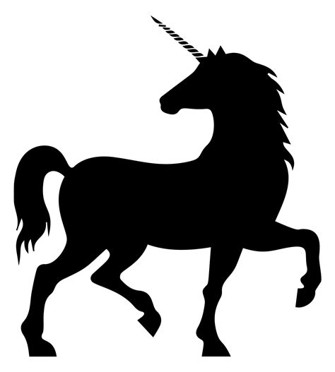 Unicorn Silhouette Clip Art At Getdrawings Free Download