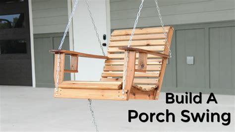 How To Build A Porch Swing Single Seater Porch Swing Youtube