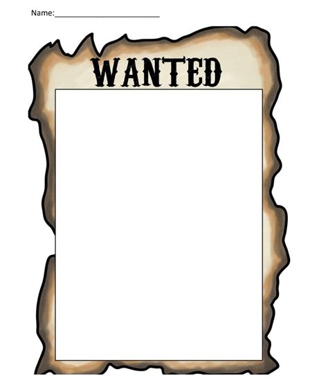 13 Free Wanted Poster Templates Free Word Templates Images