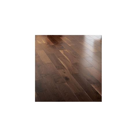 American Walnut Noce Smooth Lacquered Engineered Wood Flooring