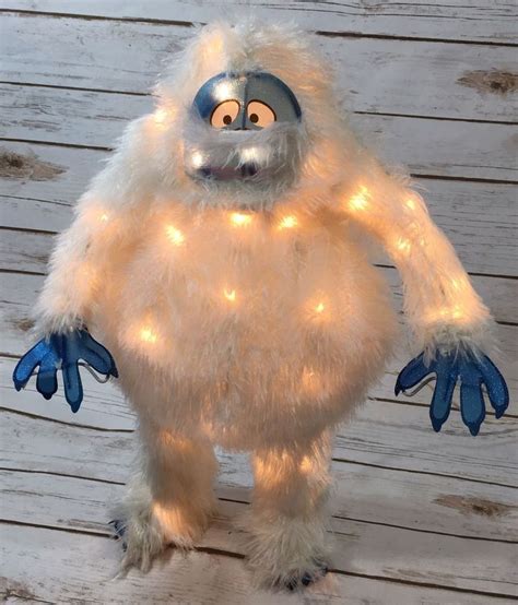 New Rudolph The Red Nose Reindeer Bumble Pre Lit Yard Art Lighted Decoration 18 Ebay Light