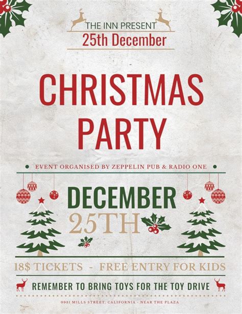 To get more templates about posters,flyers,brochures,card,mockup,logo,video,sound,ppt,word,please visit pikbest.com. 32+ Examples of Christmas Party Flyers in Publisher | Word ...