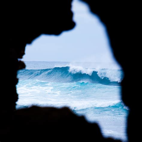 Waves Through Rock Window Free Stock Photo Public Domain Pictures