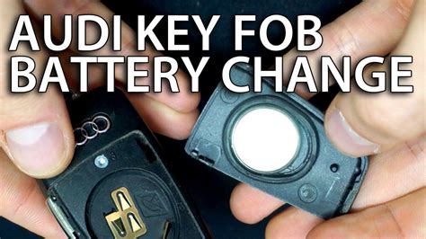 Change Audi Flip Key Battery Mr