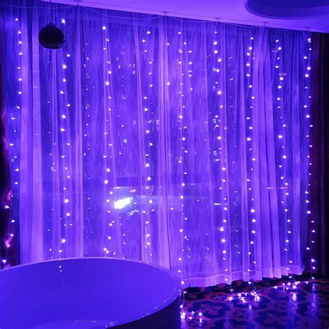 300 Led Curtain Fairy Lights Usb String Hanging Wall Lights Wedding