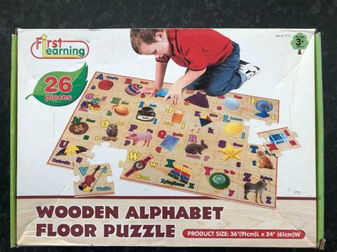 Wooden Alphabet Floor Puzzle By First Learning In Falkirk Gumtree