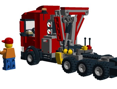 Lego Instructions Trattore 4 Assi Con Gru Livrea Scania