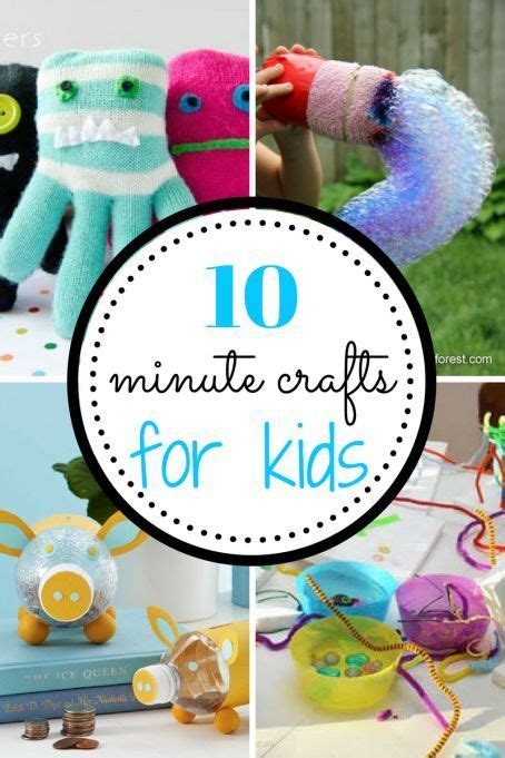 10 Minute Crafts For Kids Crafts Diy Projects Home Improvement Diy