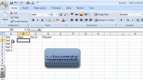 Ms Excel Labels And Values Video 2 Youtube