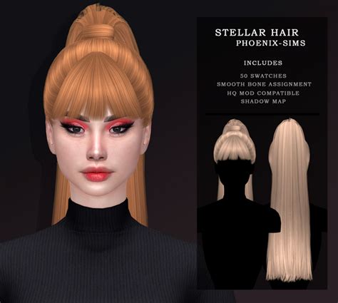 Phoenix Sims Creating Sims 4 Custom Content Patreon Sims Hair