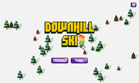 🕹️ Play Downhill Ski Game Free Online Freestyle And Flag Trail Skiing
