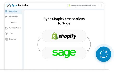 Shopify Sage Integration Best Shopify Sage Connector Synctools Io