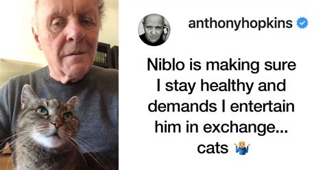 Anthony Hopkins Plays Piano For His Cat Who Demands